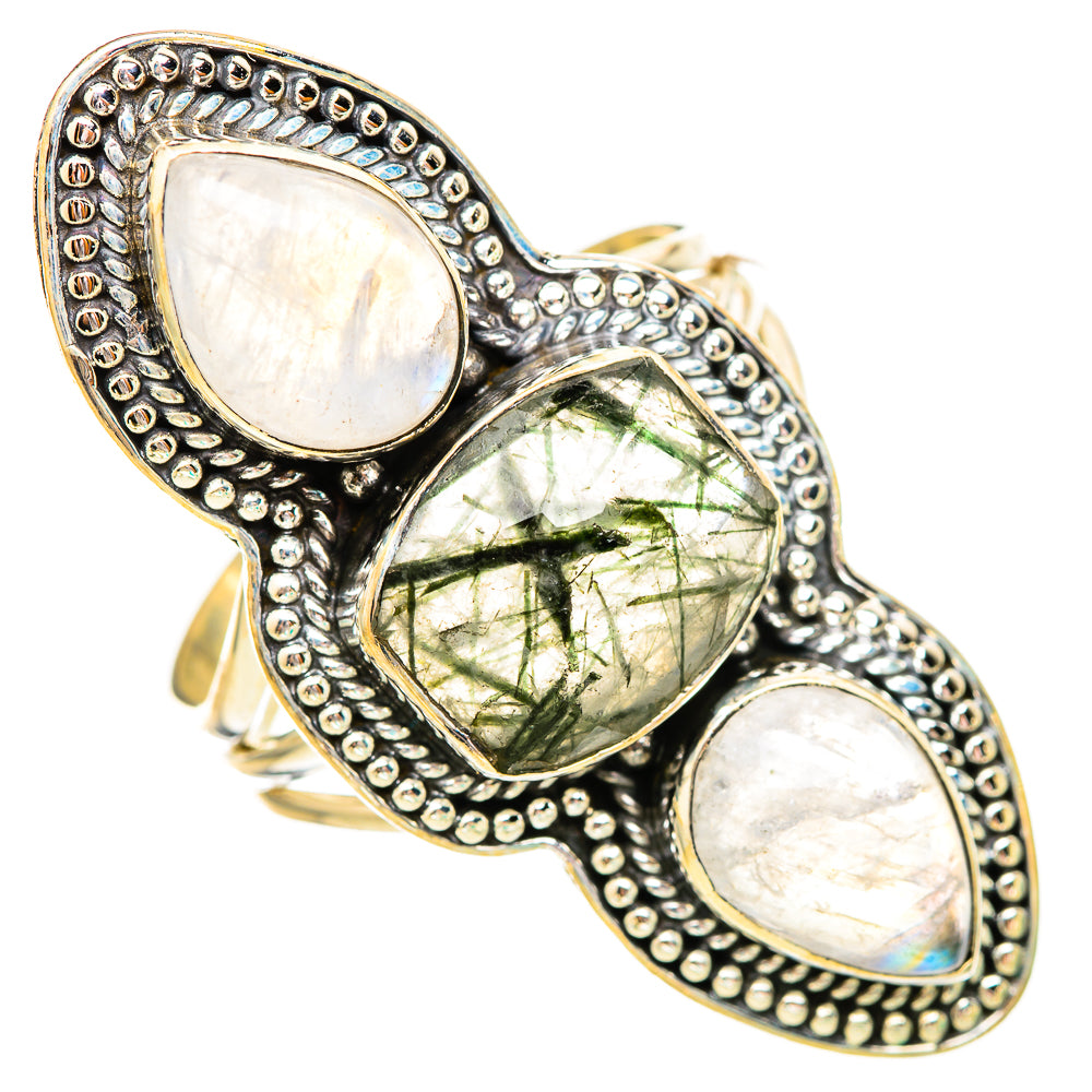 Tourmalinated Quartz Rings handcrafted by Ana Silver Co - RING116203 - Photo 2
