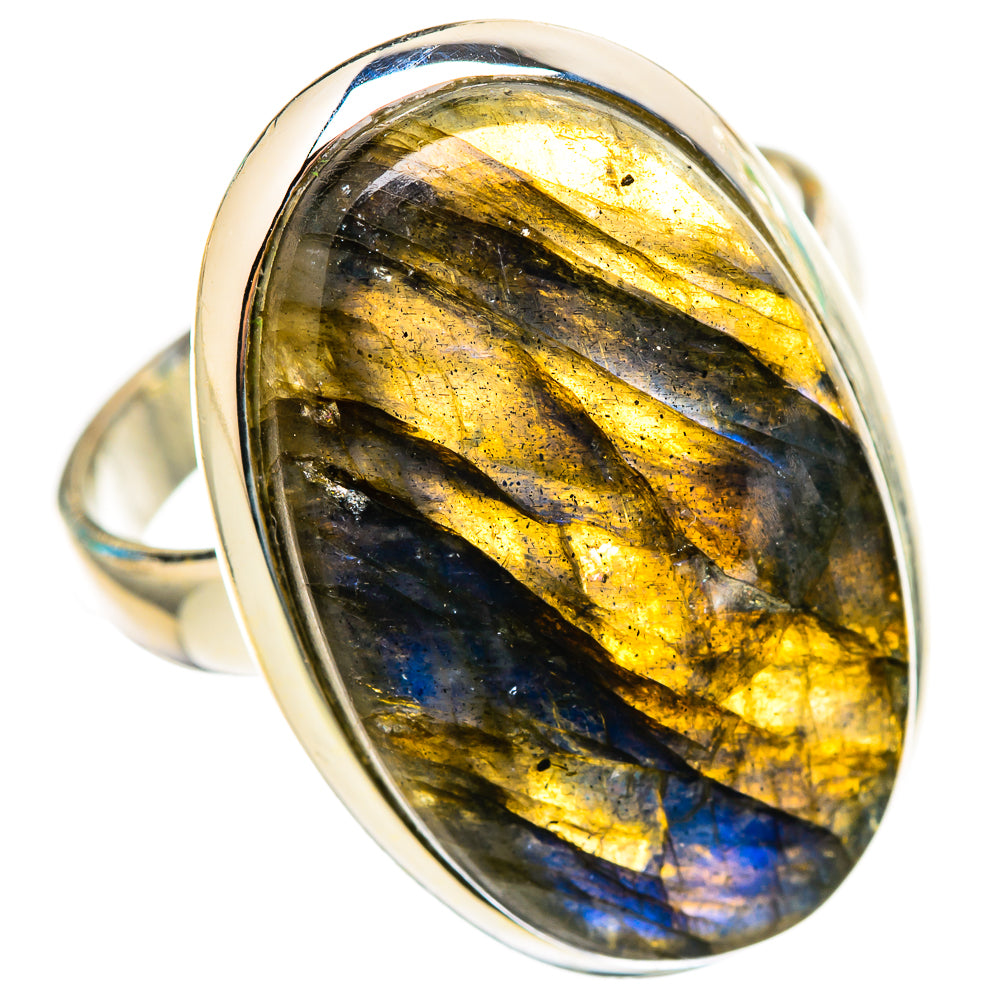 Labradorite Rings handcrafted by Ana Silver Co - RING116207 - Photo 2