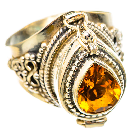 Mandarin Citrine Rings handcrafted by Ana Silver Co - RING116213 - Photo 2
