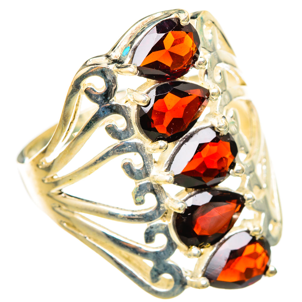 Garnet Rings handcrafted by Ana Silver Co - RING116216 - Photo 2