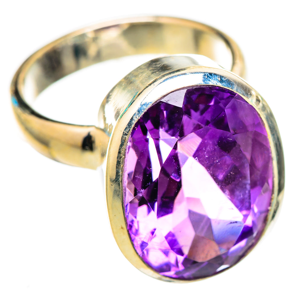 Amethyst Rings handcrafted by Ana Silver Co - RING116220 - Photo 2
