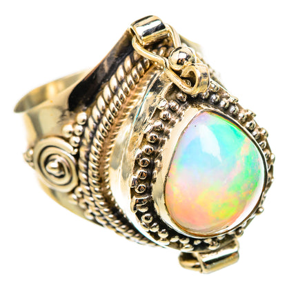 Ethiopian Opal Rings handcrafted by Ana Silver Co - RING116227 - Photo 2