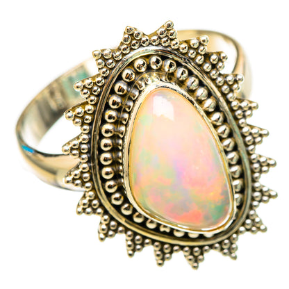Ethiopian Opal Rings handcrafted by Ana Silver Co - RING116228 - Photo 2