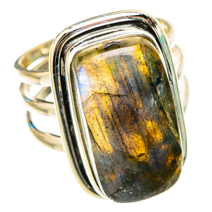 Labradorite Rings handcrafted by Ana Silver Co - RING116229 - Photo 2