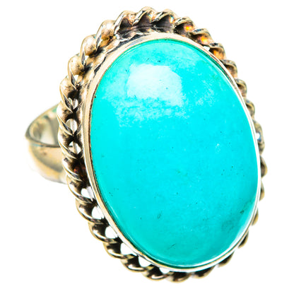 Peruvian Amazonite Rings handcrafted by Ana Silver Co - RING116230 - Photo 2