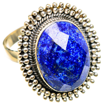 Lapis Lazuli Rings handcrafted by Ana Silver Co - RING116232 - Photo 2