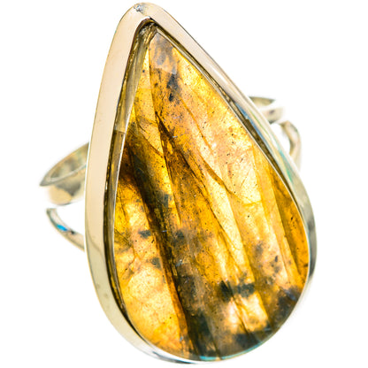 Labradorite Rings handcrafted by Ana Silver Co - RING116233 - Photo 2