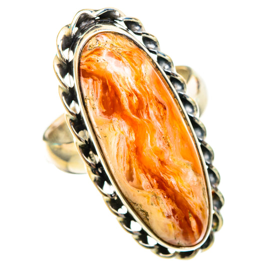 Crazy Lace Agate Rings handcrafted by Ana Silver Co - RING116236 - Photo 2