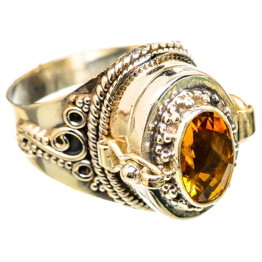 Mandarin Citrine Rings handcrafted by Ana Silver Co - RING116237 - Photo 2
