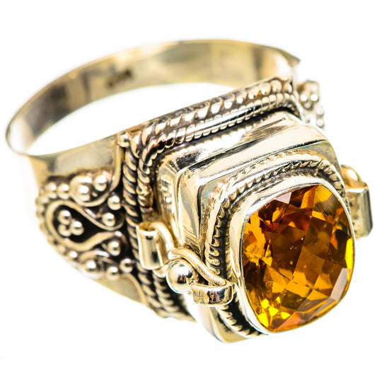 Mandarin Citrine Rings handcrafted by Ana Silver Co - RING116238 - Photo 2