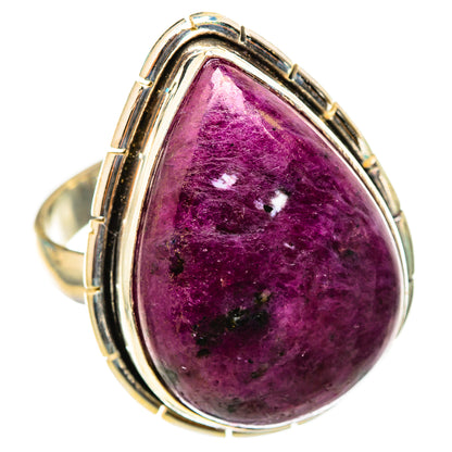 Ruby Fuchsite Rings handcrafted by Ana Silver Co - RING116239 - Photo 2