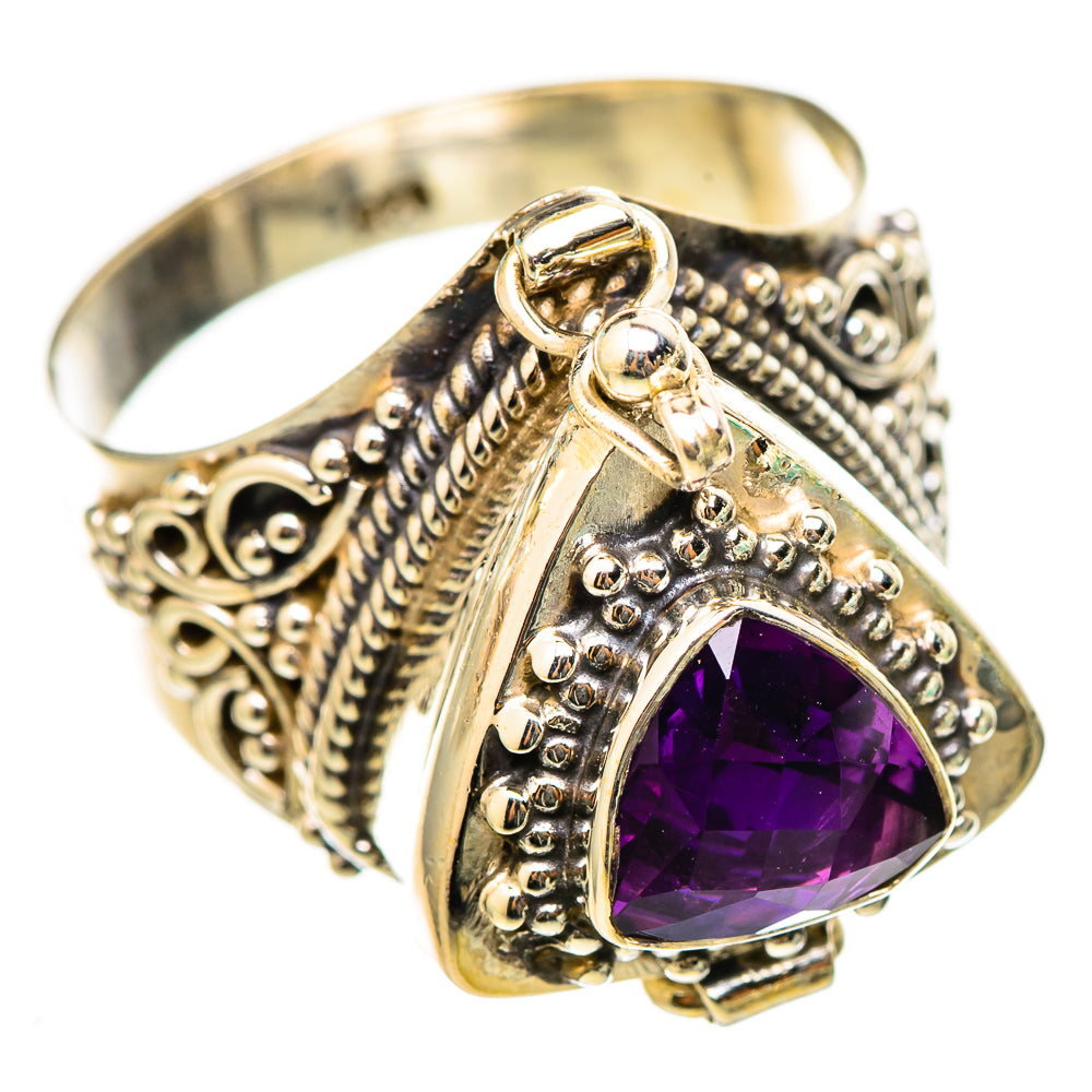 Amethyst Rings handcrafted by Ana Silver Co - RING116240 - Photo 2