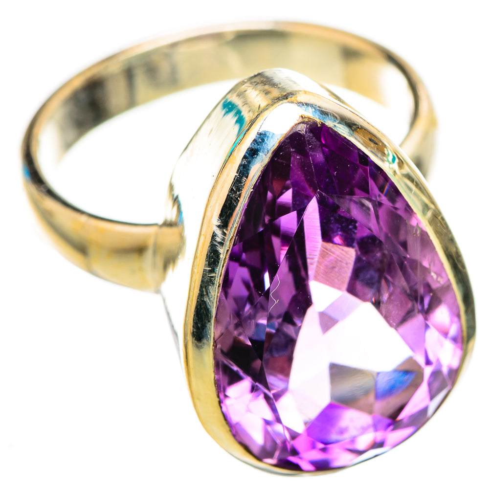 Amethyst Rings handcrafted by Ana Silver Co - RING116242 - Photo 2