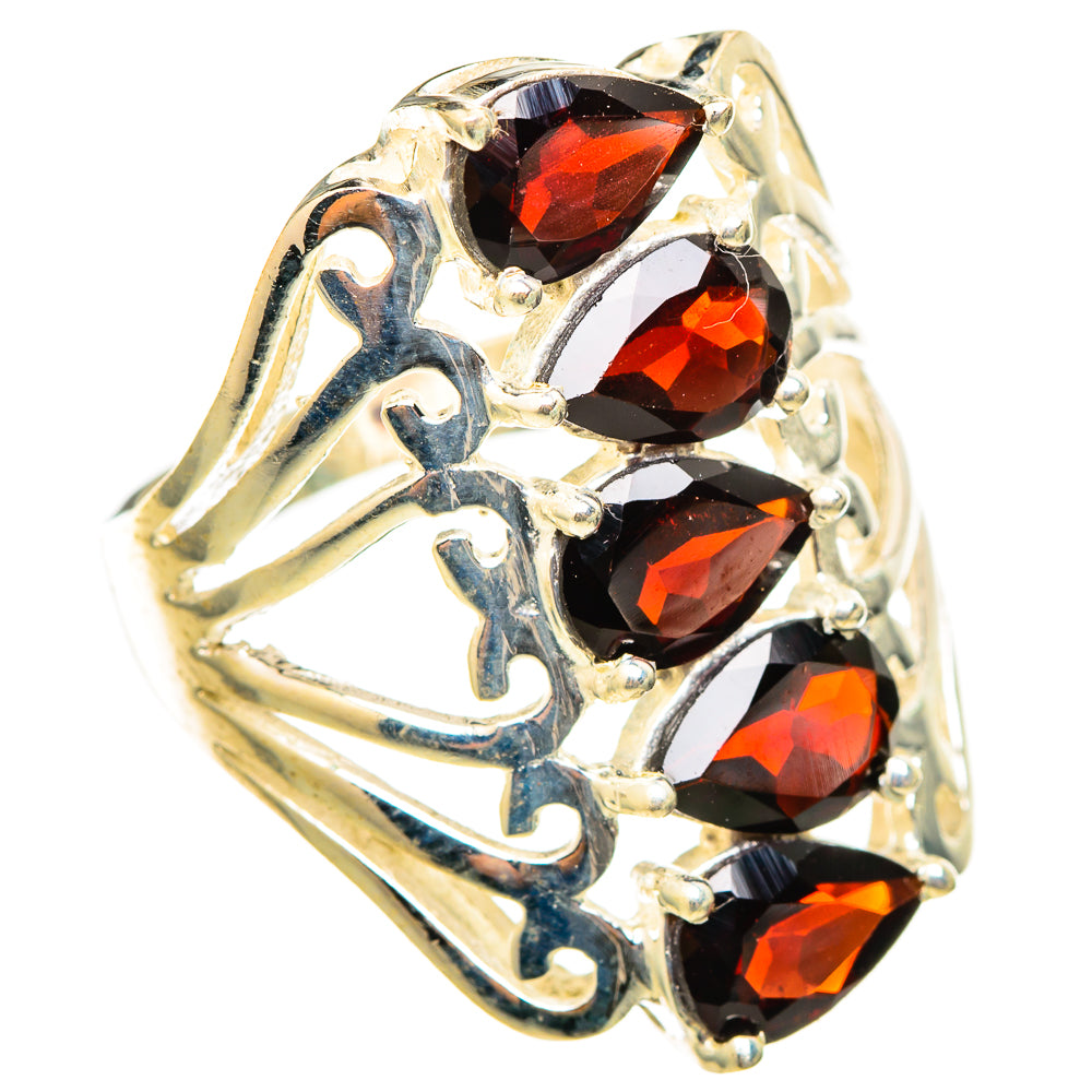 Garnet Rings handcrafted by Ana Silver Co - RING116250 - Photo 2