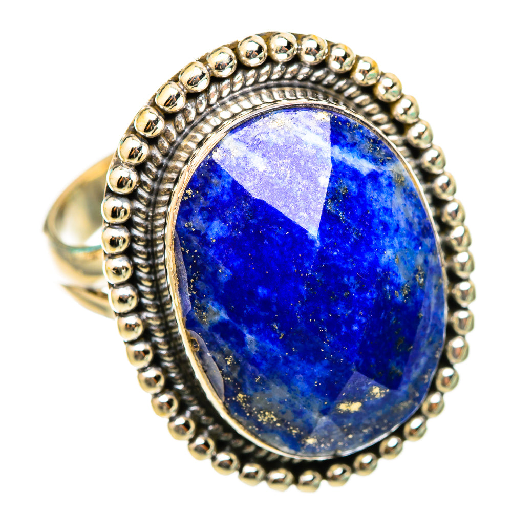 Lapis Lazuli Rings handcrafted by Ana Silver Co - RING116256 - Photo 2