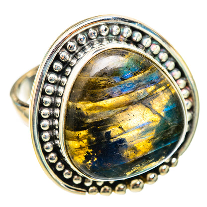 Labradorite Rings handcrafted by Ana Silver Co - RING116258 - Photo 2