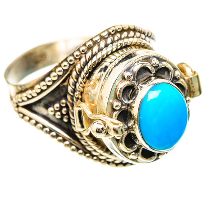 Sleeping Beauty Turquoise Rings handcrafted by Ana Silver Co - RING116261 - Photo 2