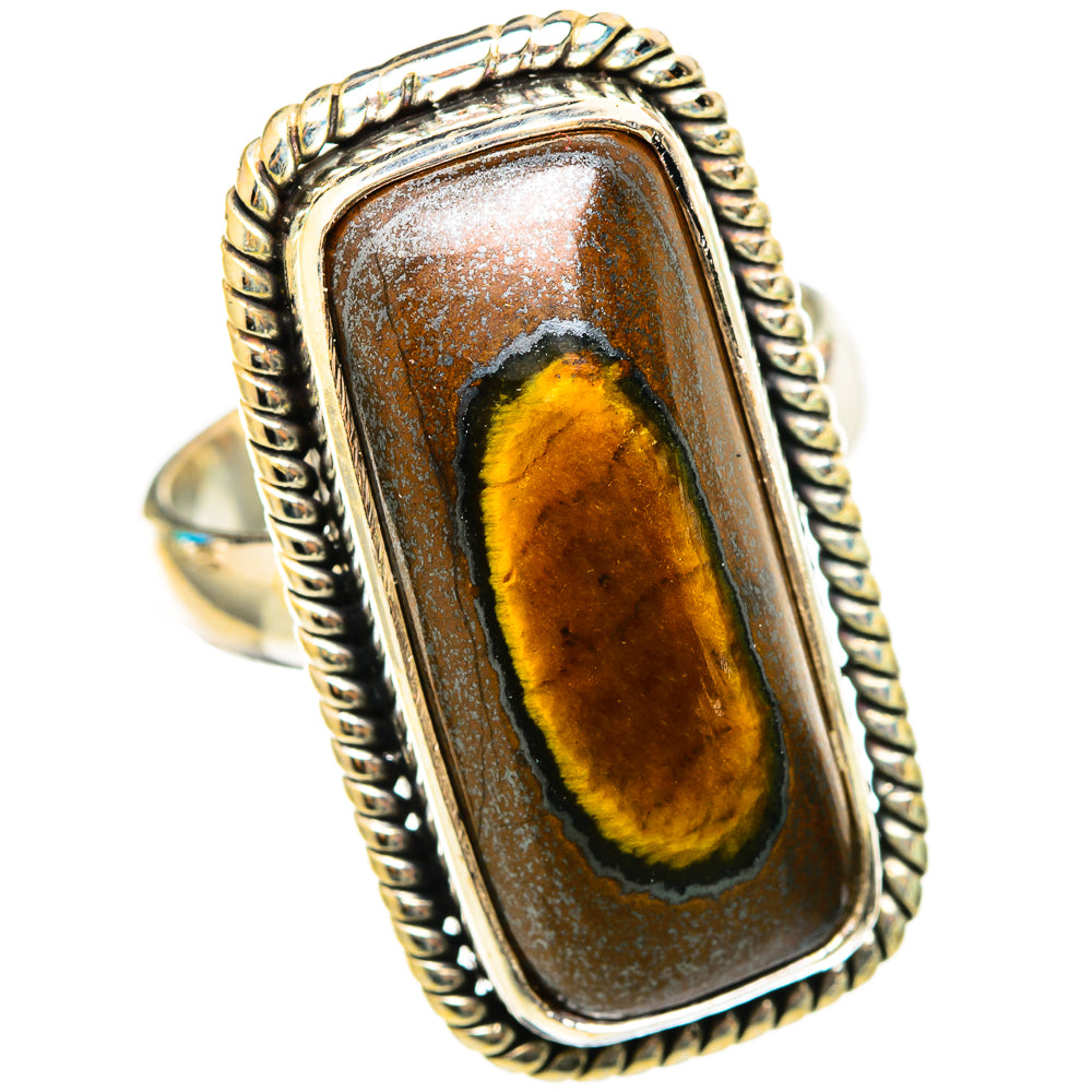 Tiger Iron Rings handcrafted by Ana Silver Co - RING116263 - Photo 2