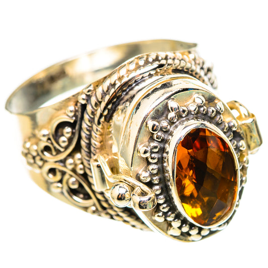 Mandarin Citrine Rings handcrafted by Ana Silver Co - RING116264 - Photo 2