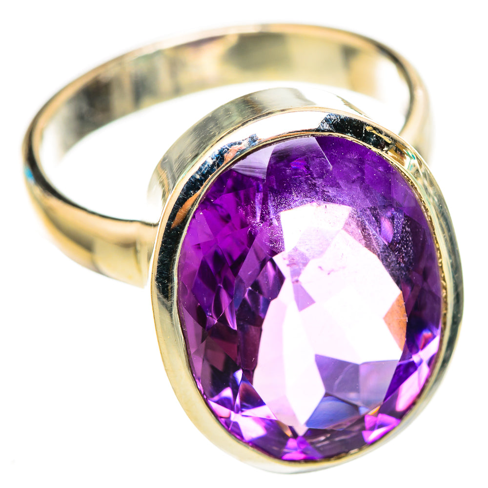 Amethyst Rings handcrafted by Ana Silver Co - RING116271 - Photo 2