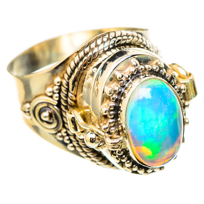 Ethiopian Opal Rings handcrafted by Ana Silver Co - RING116278 - Photo 2