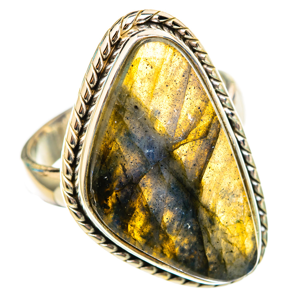 Labradorite Rings handcrafted by Ana Silver Co - RING116279 - Photo 2