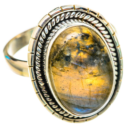 Labradorite Rings handcrafted by Ana Silver Co - RING116283 - Photo 2
