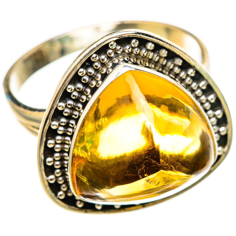 Citrine Rings handcrafted by Ana Silver Co - RING116285 - Photo 2