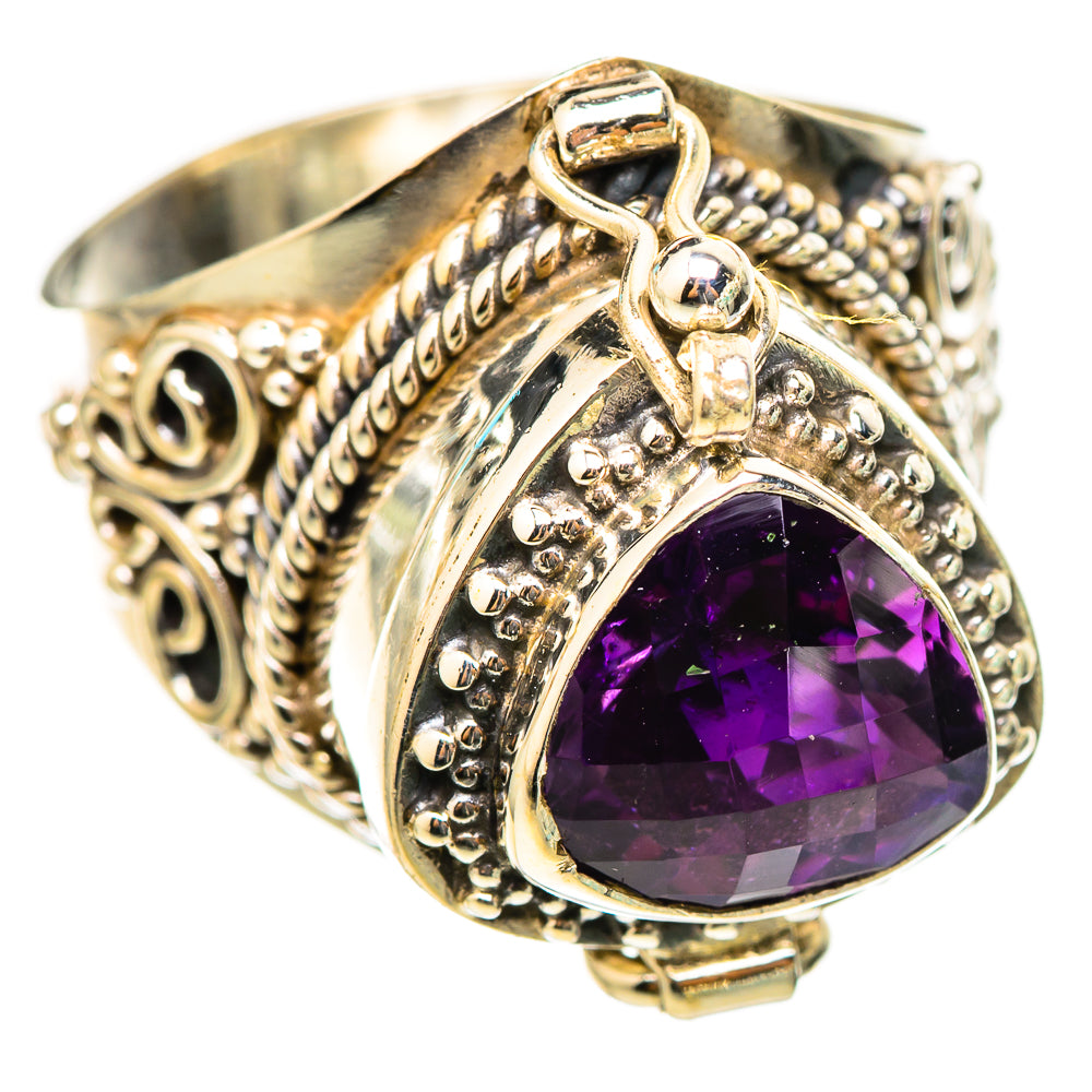 Amethyst Rings handcrafted by Ana Silver Co - RING116290 - Photo 2