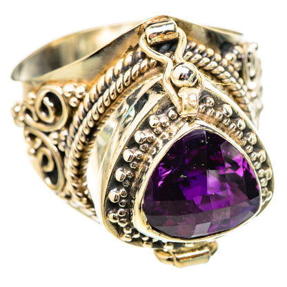 Amethyst Rings handcrafted by Ana Silver Co - RING116290 - Photo 2