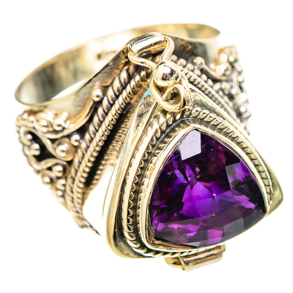 Amethyst Rings handcrafted by Ana Silver Co - RING116291 - Photo 2