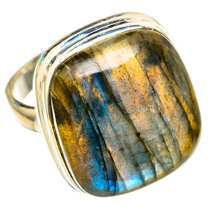Labradorite Rings handcrafted by Ana Silver Co - RING116303 - Photo 2