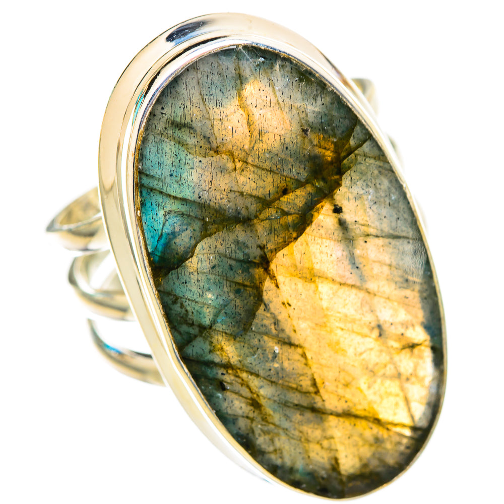 Labradorite Rings handcrafted by Ana Silver Co - RING116305 - Photo 2