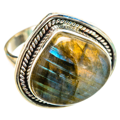 Labradorite Rings handcrafted by Ana Silver Co - RING116309 - Photo 2