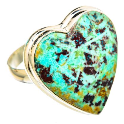 Shattuckite Rings handcrafted by Ana Silver Co - RING116315 - Photo 2