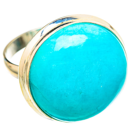 Peruvian Amazonite Rings handcrafted by Ana Silver Co - RING116317 - Photo 2