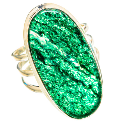 Green Aventurine Rings handcrafted by Ana Silver Co - RING116319 - Photo 2
