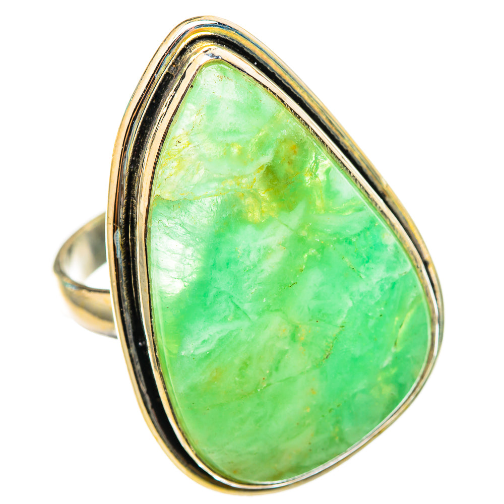 Peruvian Chrysocolla Rings handcrafted by Ana Silver Co - RING116321 - Photo 2