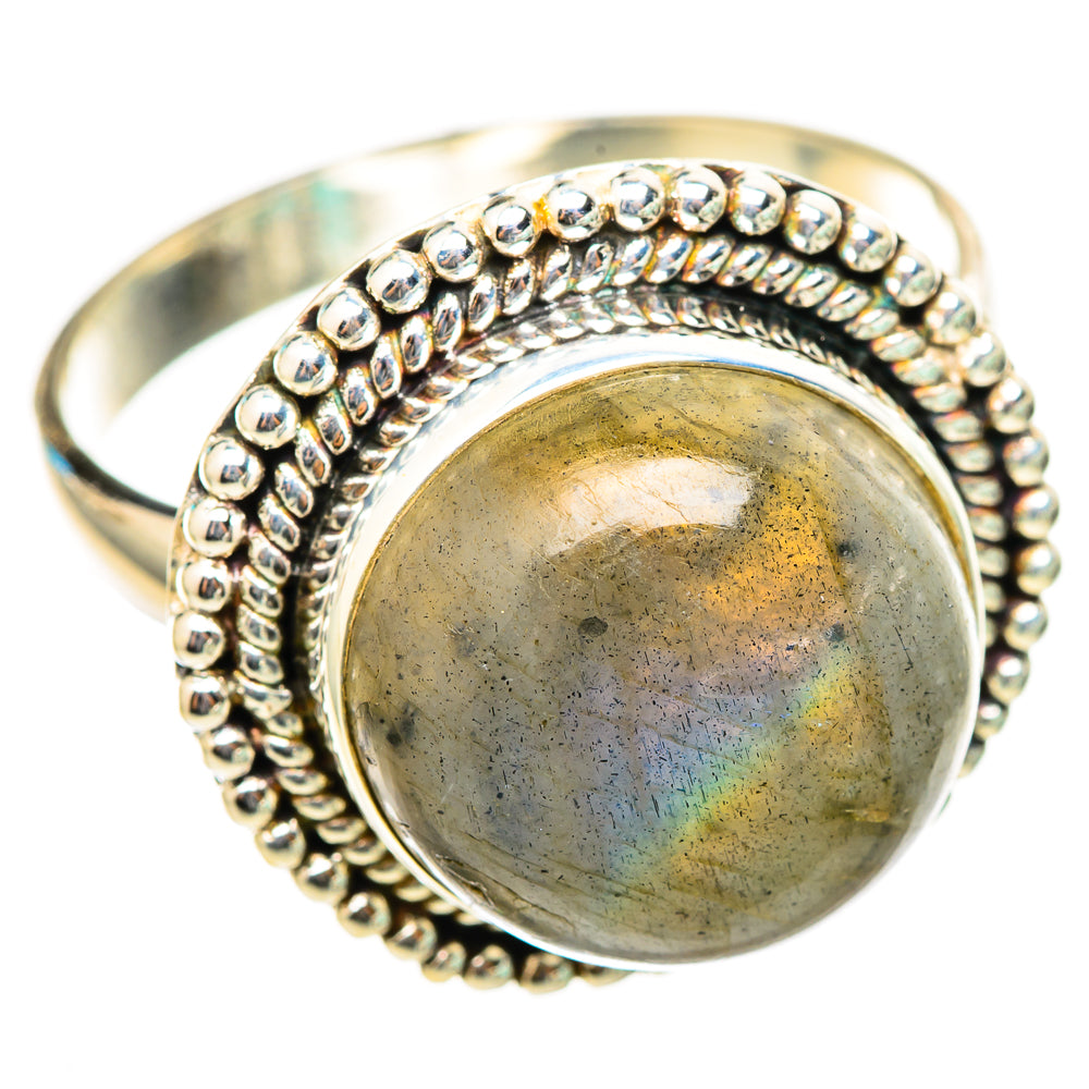 Labradorite Rings handcrafted by Ana Silver Co - RING116335 - Photo 2
