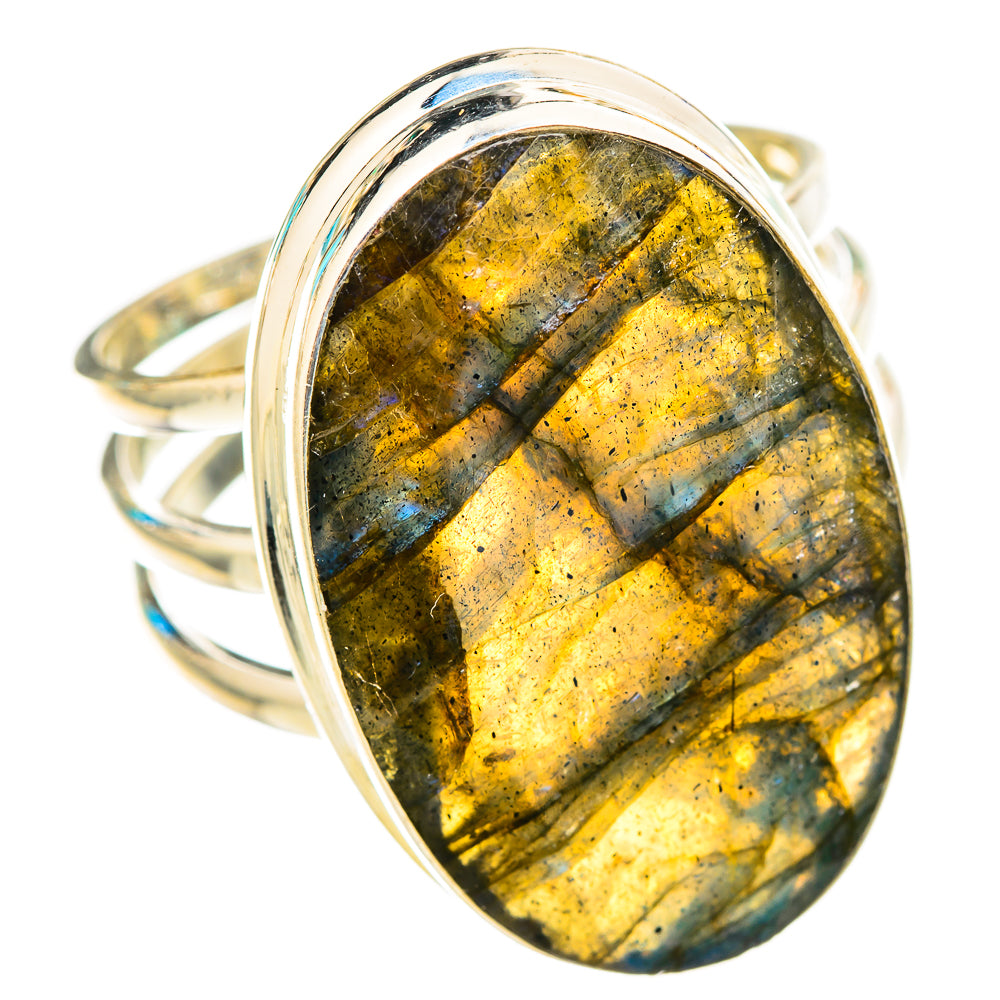 Labradorite Rings handcrafted by Ana Silver Co - RING116336 - Photo 2