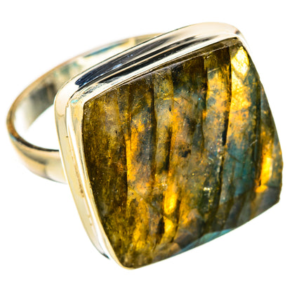 Labradorite Rings handcrafted by Ana Silver Co - RING116340 - Photo 2