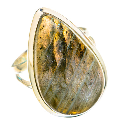 Labradorite Rings handcrafted by Ana Silver Co - RING116345 - Photo 2