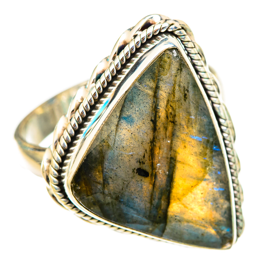 Labradorite Rings handcrafted by Ana Silver Co - RING116346 - Photo 2