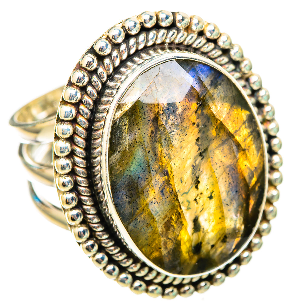 Labradorite Rings handcrafted by Ana Silver Co - RING116359 - Photo 2