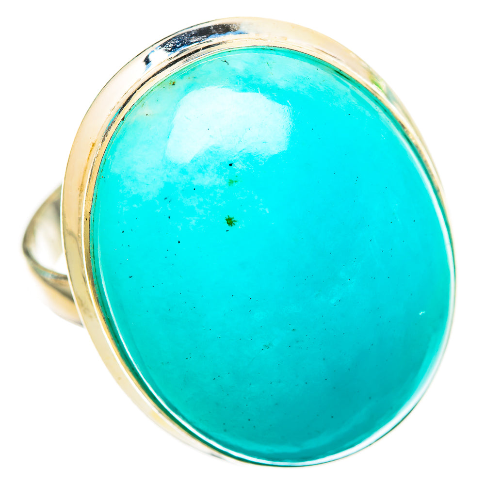 Peruvian Amazonite Rings handcrafted by Ana Silver Co - RING116369 - Photo 2