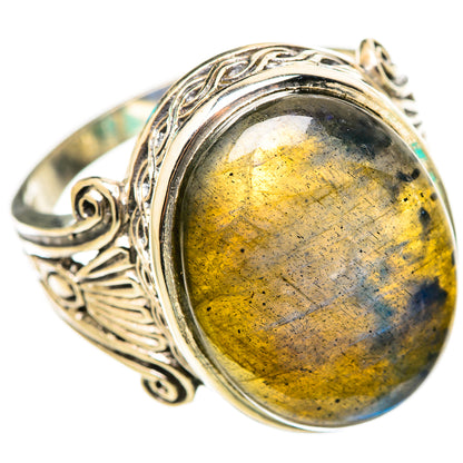 Labradorite Rings handcrafted by Ana Silver Co - RING116374 - Photo 2