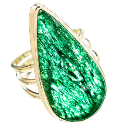Green Aventurine Rings handcrafted by Ana Silver Co - RING116377 - Photo 2
