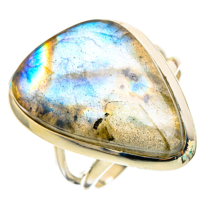 Labradorite Rings handcrafted by Ana Silver Co - RING116388 - Photo 2