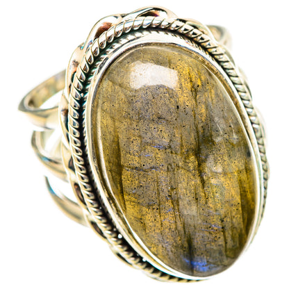 Labradorite Rings handcrafted by Ana Silver Co - RING116393 - Photo 2