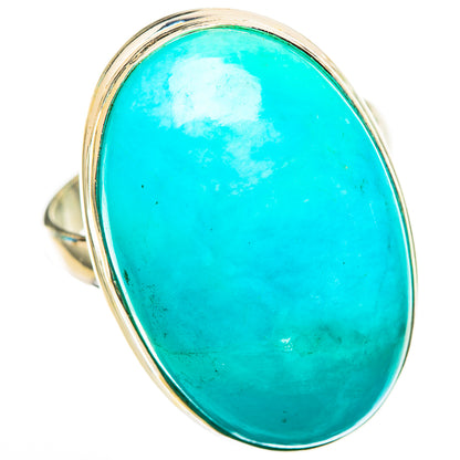 Peruvian Amazonite Rings handcrafted by Ana Silver Co - RING116394 - Photo 2